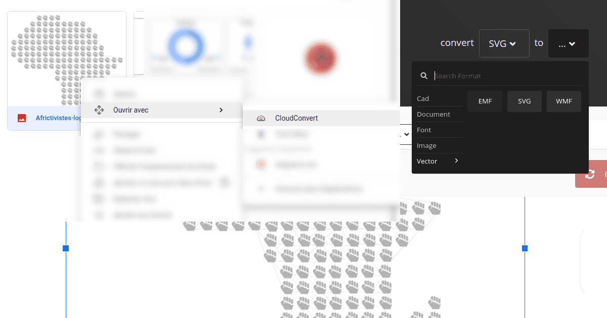 SVG dans Google Drive (Docs, Sheets, Slides)