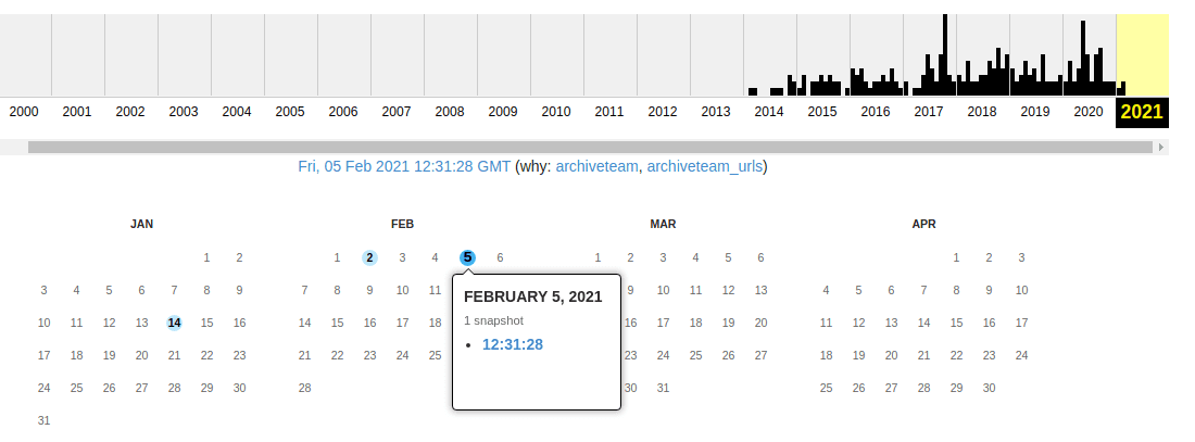 Comment récupérer un site effacé ?