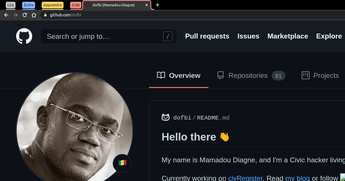 Google Chrome, onglets groupés